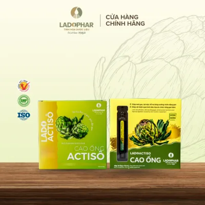 2 loại Cao Ống Actiso Ladophar không đường Atiso hỗ trợ bảo vệ và giải độc gan (Hộp 10 ống x 10ml) - Ladophar