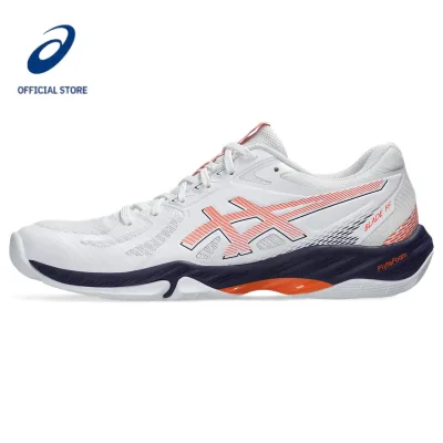 ASICS BLADE FF Men's Indoor Shoes in WHITE/NOVA ORANGE 1071A093.103