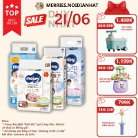 Tã Bỉm MOONY NATURAL dán/quần NB62/S58/M46/L38/L36/XL32