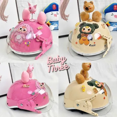 Mũ Bảo Hiểm Baby Có Kính-Nón Bảo Hiểm Trẻ Em Tặng Đầy Đủ Phụ Kiện Ngẫu Nhiên Babylove.store