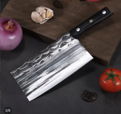 Dao chặt xương nhật bàn Akatsuki dao chuyện dụng cho nhà bếp nặng 700g chất liệu thép không gỉ siêu sắc tay cầm cán gỗ chống bám dính