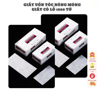 Thin bending paper 1000 sheets of holes setting paper, soft long hair cap does not tear -- authentic hair care
