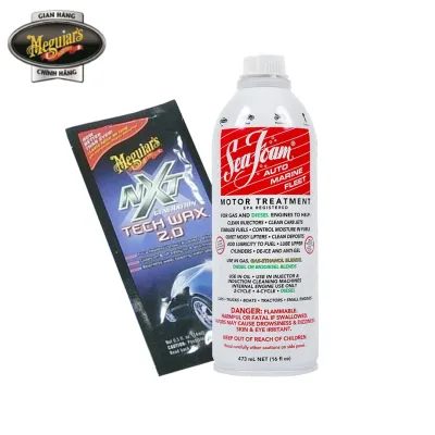 Meguiar's Combo vệ sinh kim phun, buồng đốt, động cơ xe hơi và sample NXT Tech Wax bóng sơn xe - CB2308