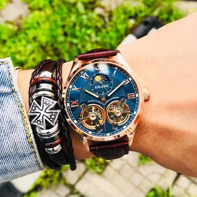 Genuine Ailang Td2 Men's Automatic Mechanical Watch Automatic Mechanical Movement Beautiful and Classy Fashionable Design Am10