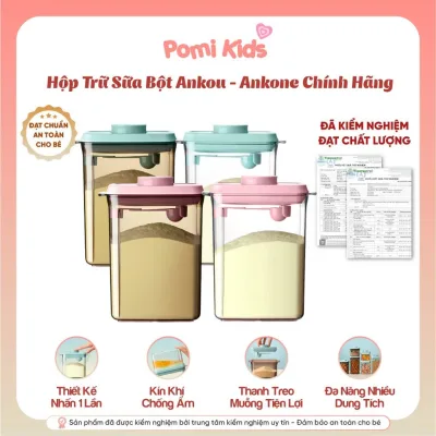 Hộp Đựng Sữa Bột Chống Ẩm Ankou, Hộp Trữ Sữa Cho Bé Hút Chân Không Hàng Chính Hãng