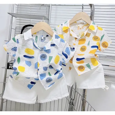 Bộ Cộc Tay Bé Trai, Bộ Sơ Mi Đũi Đi Chơi Đi Biển Cực Đẹp Cho Bé Trai Từ 6 - 26kg