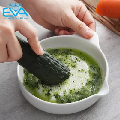Ginger-Garlic-Turmeric-Wasabi Grinding Ceramic Plate Tool - Convenient Vegetables and Fruits Kd1227