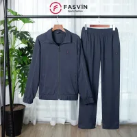 Fasvin Bc25688.Hn Men's Sports Windbreaker Set Windproof Fabric with 02 Soft and Warm Felt Lining