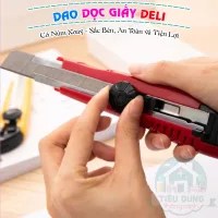 Dao Dọc Giấy Deli 2043 - Sắc Bén, An Toàn, Đa Năng Cho Văn Phòng & Thủ Công | Tiêu Dùng Thông Minh