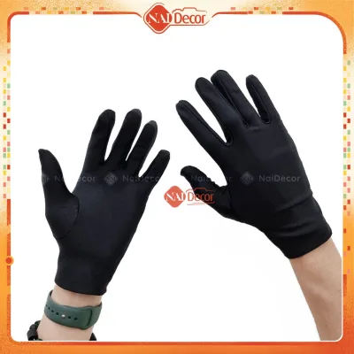 Găng Tay Vải Co Giãn Hỗ Trợ Quay Phim, Chụp Ảnh, Chống Bám Vân Tay, Găng Tay Đen Giúp Cầm Nắm Trang Sức Nai Decor