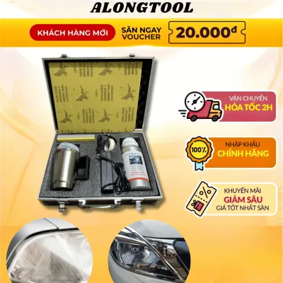 Bộ Xịt Nano Đánh Bóng Đèn Pha ALONGTOOL , Dụng Cụ Làm Sạch Ống Kính Phục Hồi Đèn Pha để Chăm Sóc Xe Hơi Cao Cấp