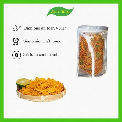 100g khô gà lá chanh túi zip tiện lơi, đồ ăn vặt SUSUTOSHOP ngon giá rẻ