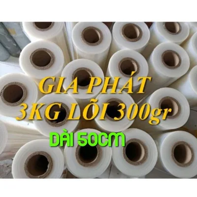Màng PE, màng co pe, màng chít 50cm- 3KG LÕI 300gram