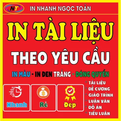 IN TÀI LIỆU giá rẻ (Giao nhanh trong ngày)