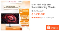 Màn hình máy tính Xiaomi Gaming Monitor G24i ELA5625EU - Tốc độ phản hồi nhanh 1ms - Tần số quét 180Hz