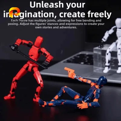 BLACKBEAR LIMIT Robot đa khớp biến hình di động, nhân vật trưng bày, đồ chơi cầm tay mô hình có thể tạo dáng màn hình sưu tập