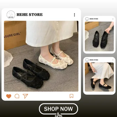 Giày Bệt Ren Hoa Hồng, Giày Búp Bê Nữ Đế Dẻo Quai Ngang Gắn Nơ Xinh Xắn (CÓ HỖ TRỢ ĐỔI SIZE) || Mã N40