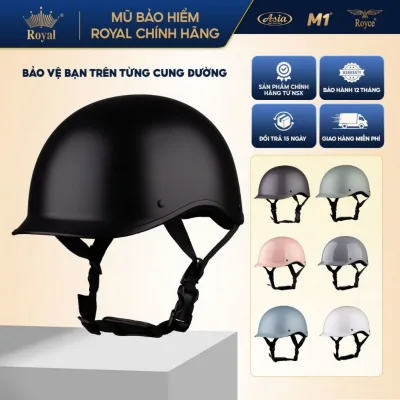 Mũ bảo hiểm nửa đầu M1 S05 cao cấp, bảo hành 12 tháng chính hãng