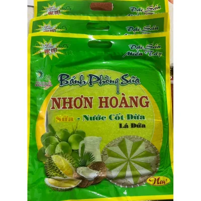 5 túi Bánh phồng sữa - nước cốt dừa Nhơn Hoàng - Loại 220g