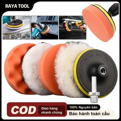 Set of 6 Car Polishing Pads, Sizes 3/4/5 Inches, Durable Quality Car Exterior Care Accessories