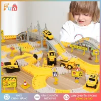 Bộ Đồ Chơi Ô Tô Đường Sắt Kỹ Thuật Điện Ô Tô Đường Sắt Lắp Ráp Đồ Chơi Trẻ Em