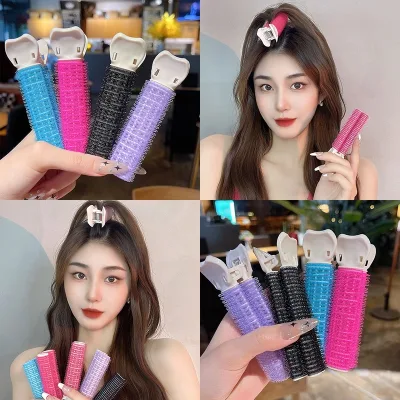 🎉sparkly🎉 Kẹp phồng chân tóc, lô cuốn tự dính tóc chỉ tạo bồng bềnh tóc Hàn Quốc lô cuốn tóc mái bay