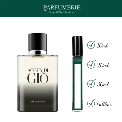 Giò Trắng Edp Men's Perfume Has a Fresh, Modern, Masculine Scent - Parfumerie Trial Size 10Ml/20Ml/30Ml