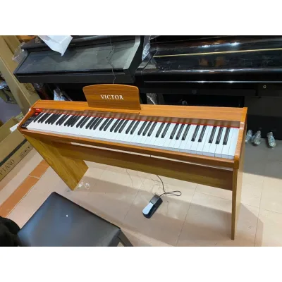 Đàn Piano Điện VicTor VT02 Đủ 88 Phím Đàn Gỗ cao cấp, có Pedan dùng mọi lứa tuổi phím cảm ứng lực