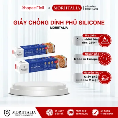 Giấy Chống Dính MORIITALIA, Phủ Silicone 2 mặt, Chịu được nhiệt độ cao, An toàn sức khoẻ, Sản xuất tại Việt Nam