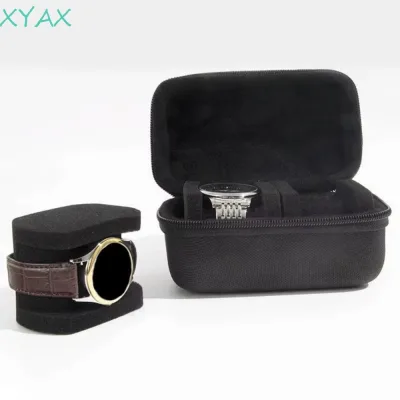 Hộp đựng đồng hồ di động XYAX, Hộp trưng bày đồng hồ có khóa kéo 2 / 3 / 4 / 5 / 6 khe cắm, Chống nước độc đáo có tay cầm Đồng hồ du lịch chống trầy xước Đồng hồ đeo tay tổ chức đồng hồ đeo tay