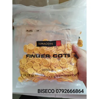 Bao Ngón Cao Su Màu Vàng, Bao Ngón Đóng Gói, Tăng Độ Bám - 400g