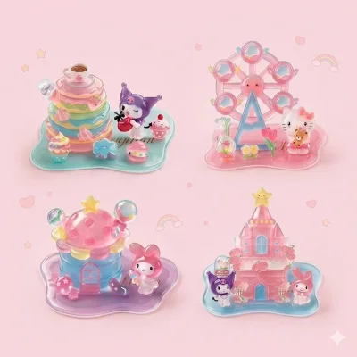 Nhãn dán pha lê 3D dễ thương DIY Handmade Puffy Sticker Trang trí đồ chơi xếp chồng lên nhau cho trẻ em