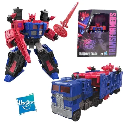 Hasbro Transformers Shattered Glass Ultra Magnus 25Cm Leader Class Action Figure Model Mô hình sưu tầm