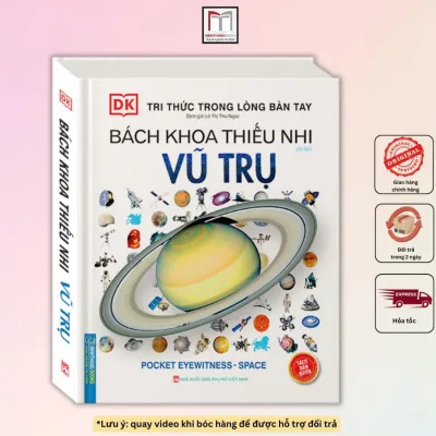 Sách - Tri thức trong lòng bàn tay - Bách khoa thiếu nhi Vũ trụ (sách bìa cứng) - tái bản