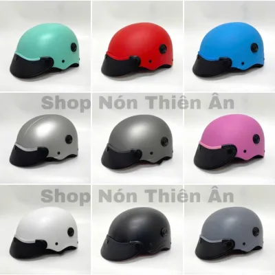 Nón Bảo Hiểm Thêu Logo Chính Hãng TiTan - Mũ Bảo Hiểm Có Lỗ Thông Gió - Hợp Với Mọi Lứa Tuổi - Kiểu Dáng Nón Sơn