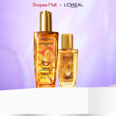 Bộ dầu dưỡng chiết xuất tinh dầu hoa tự nhiên L'Oreal Paris Elseve Extraordinary Oil Ultra Nourishing 130ml
