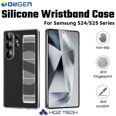 Inovagen Dành Cho Samsung S25 S25Ultra Vỏ Điện Thoại Mềm Có Dây Đeo Tay, Vỏ Điện Thoại Dây Đeo Cổ Tay Cho Dòng S24 S25, Vỏ Điện Thoại Silicon Chống Sốc