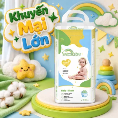 MÃ GIẢM 25K 🍎 1 BỊCH BỈM SUMIKKO 🍎 Tã,bỉm Quần,Dán Sumiko thấm hút 🍎Đủ size🍎 bỉm khỉ