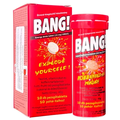 Viên sủi Haas Bang Effervescent Tablets hỗ trợ bổ sung vitamin C và một số vitamin nhóm B ( Hộp 1 lọ x 10 viên )