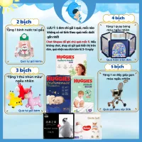 Tã/bỉm quần/ dán Huggies Nature Made NB60/S82/M64/L54/XL44/M58/L44/XL38/2XL26 cho bé từ 5 đến 17kg MECAHEO