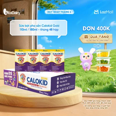 Calokid Gold Nutritional Drink 110Ml/180Ml - Delicious and Easy to Drink, Your Baby Will Love It