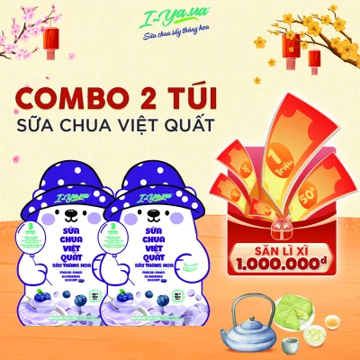 Dry Yogurt for Babies _ 2 Iyaua Blueberry Bear 16Gr
