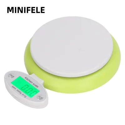 Cân nhà bếp thực phẩm MINIFELE, Màn hình LCD Cân có độ chính xác cao, Dụng cụ nhà bếp Chức năng đọc sách bền Dụng cụ cân trang sức Làm bánh / Nấu ăn / Chuẩn bị bữa ăn / Cà phê