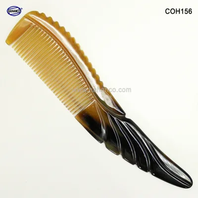 Lược sừng thân cánh chim - COH156 (Size: XXL - 24cm) Mẫu cao cấp màu sắc đẹp - Horn Comb of HAHANCO - Chăm sóc tóc