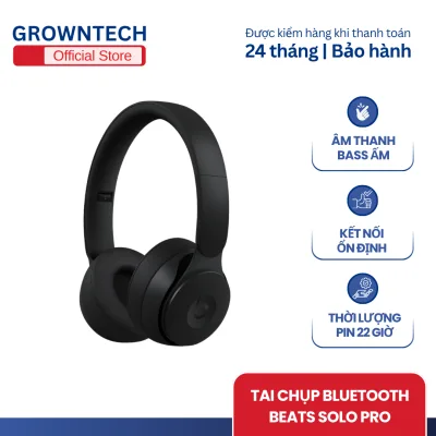 Solo Pro Over-Ear Bluetooth Headphones, Clear Sound, Warm Bass, Fast Connection, Long Battery Life, Convenient Design