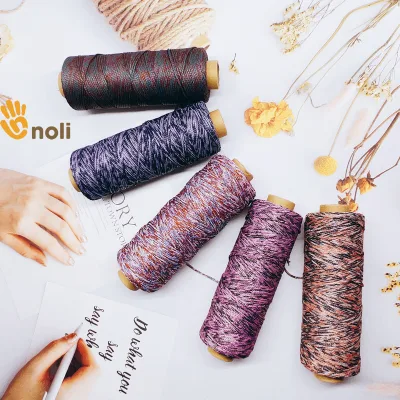 Sợi dệt loang Craft yarn VN móc túi xách, ví, mũ nón, đồ decor đứng dáng, màu sắc đẹp 160g (từ mã 01 đến mã 24)