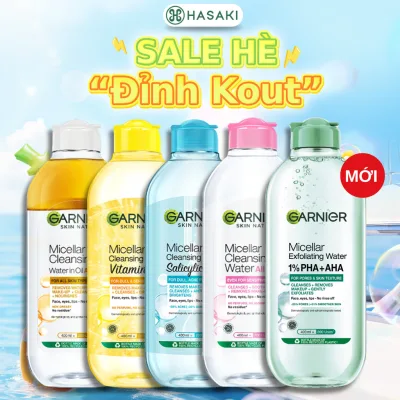 Nước Tẩy Trang Garnier Làm Sạch Sâu Dịu Nhẹ Cho Mọi Loại Da 400ml Hasaki Chính Hãng