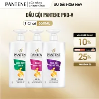 Dầu Gội PANTENE Pro-V Ngăn Rụng Tóc/ Phục Hồi Hư Tổn/ Suôn Mượt Óng Ả/ Giảm Gàu/ Dưỡng Ẩm - Chai 650ML