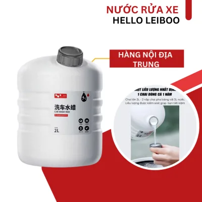 Dung dịch rửa xe tạo bọt HELLO LEIBOO 2L loại bỏ vết bẩn & Bảo dưỡng sơn xe