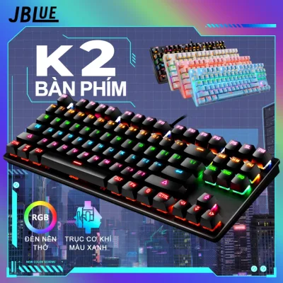 Bàn Phím Cơ Máy Tính JBLUE K2 PRO LED RGB 10 Chế Độ ,Phù hợp Với Máy Tính,Laptop,PC